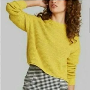 Wild Fable yellow sweater